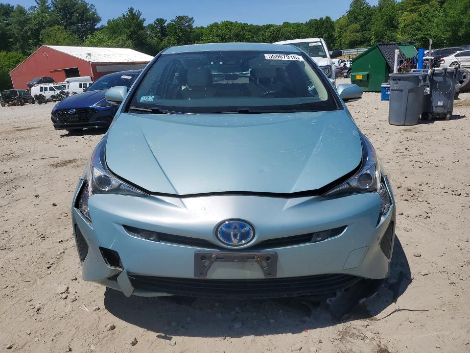 2017 Toyota Prius VIN JTDKARFU9H3048093 COPART salvage auction — UNDERCARRIAGE, Ma - Cert Of Title-Salvage, sold $4,200 on 2026-07-09 (photo 5)