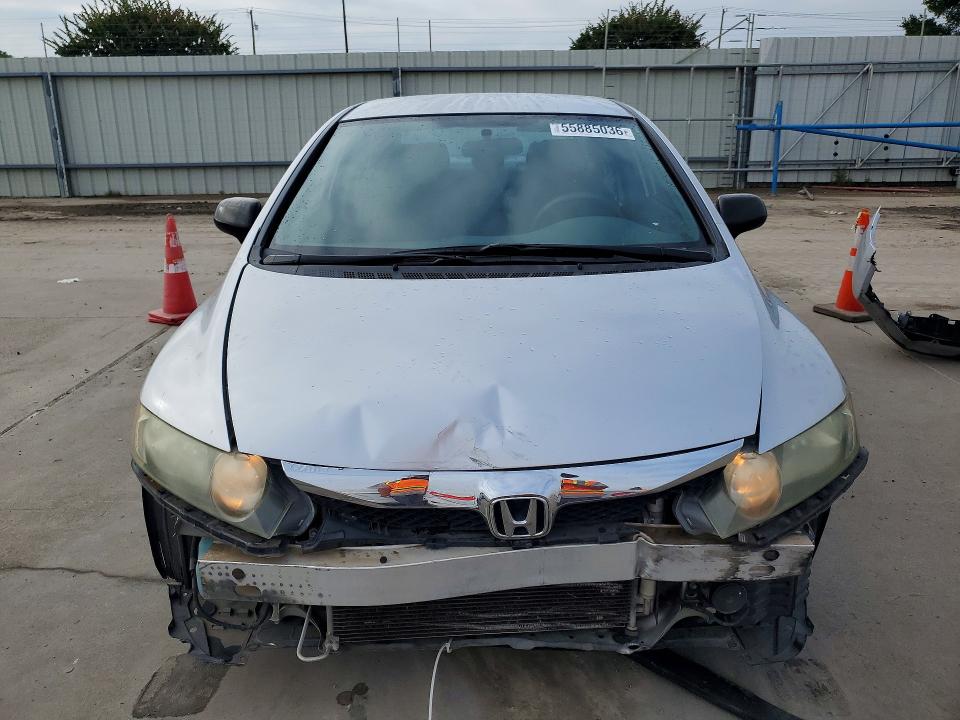 2011 Honda Civic VIN 2HGFA1F3XBH510225 COPART salvage auction — FRONT END, Tx - Salvage Vehicle Title, sold $1,150 on 2026-07-02 (photo 5)