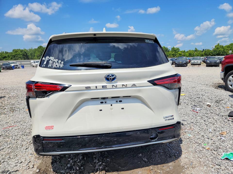 2021 Toyota Sienna VIN 5TDZRKEC8MS019927 COPART salvage auction — REAR END, AL - CERT OF TITLE-SALVAGE TITLE, sold $7,600 on 2026-07-28 (photo 6)