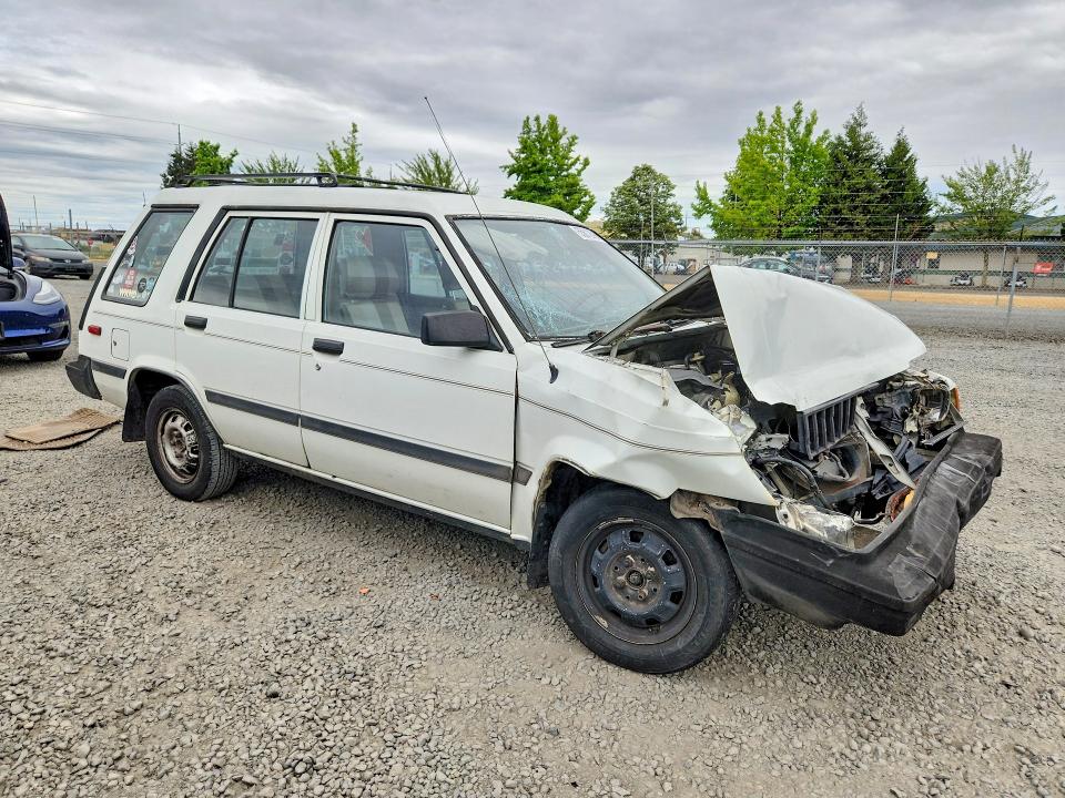 1985 Toyota Tercel VIN JT2AL32W8F0156044 COPART salvage auction — FRONT END, Or - Salvage Title Certificate, sold $175 on 2026-07-14 (photo 4)