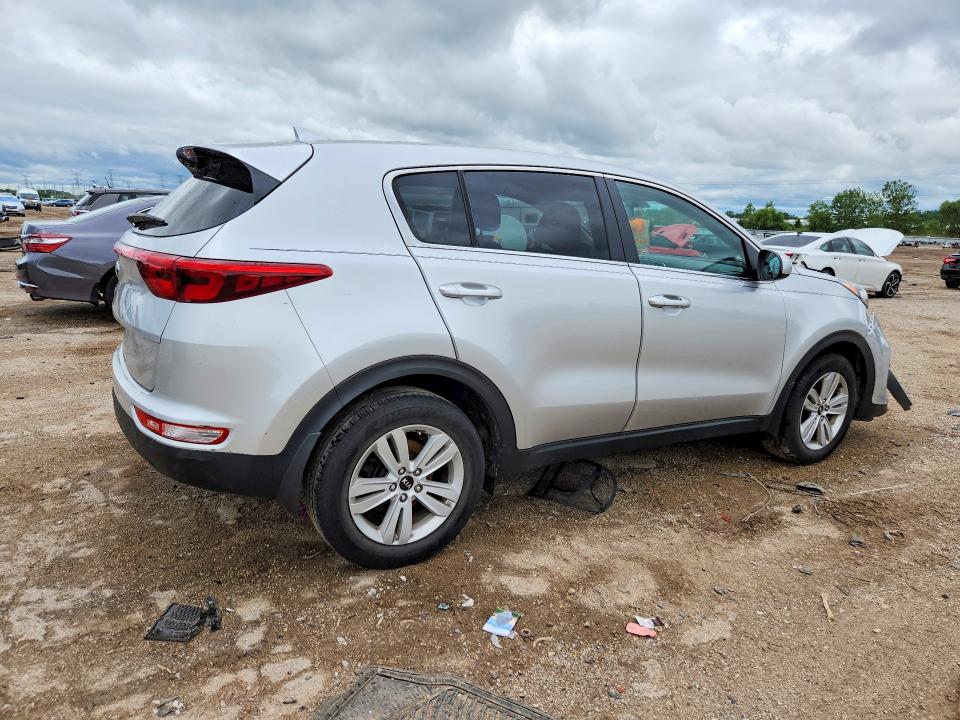 2017 Kia VIN KNDPM3AC9H7239322 COPART salvage auction — FRONT END, Il - Salvage Certificate, sold $2,800 on 2026-07-21 (photo 3)