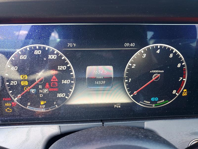 2020 Mercedes-benz Clc-klasse VIN W1K2J5KB3LA073417 COPART salvage auction — FRONT END, Salvage Title, sold $9,000 on 2026-07-21 (photo 9)