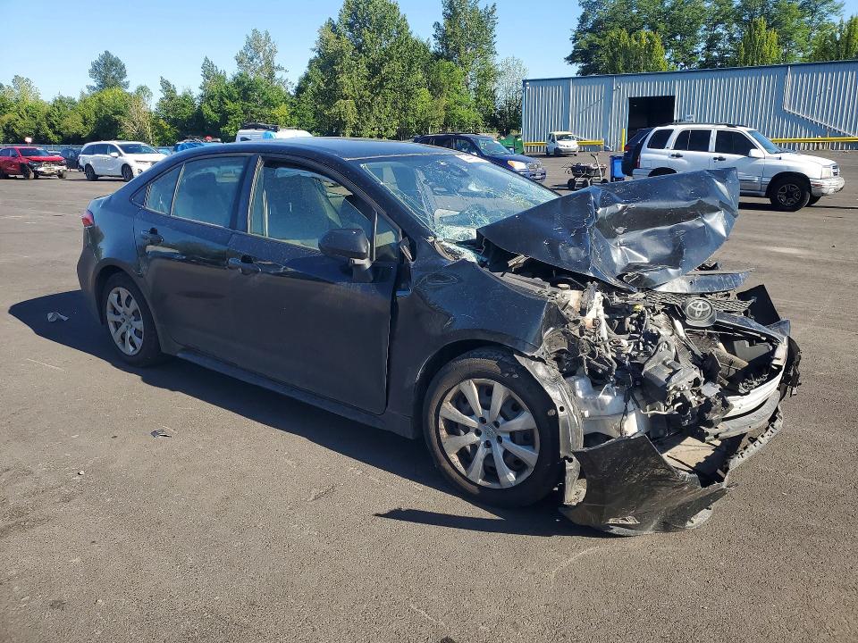 2020 Toyota Corolla VIN JTDEPRAE2LJ093859 COPART salvage auction — FRONT END, Or - Salvage Title Certificate, sold $600 on 2026-07-29 (photo 4)