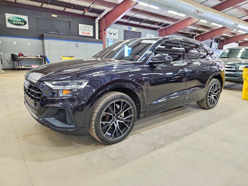 2019 Audi Q8 VIN WA1DVAF11KD028727 COPART salvage auction — MINOR DENT/SCRATCHES, Ri - Certificate Of Title (P), sold $18,500 on 2026-07-27 (photo 1)