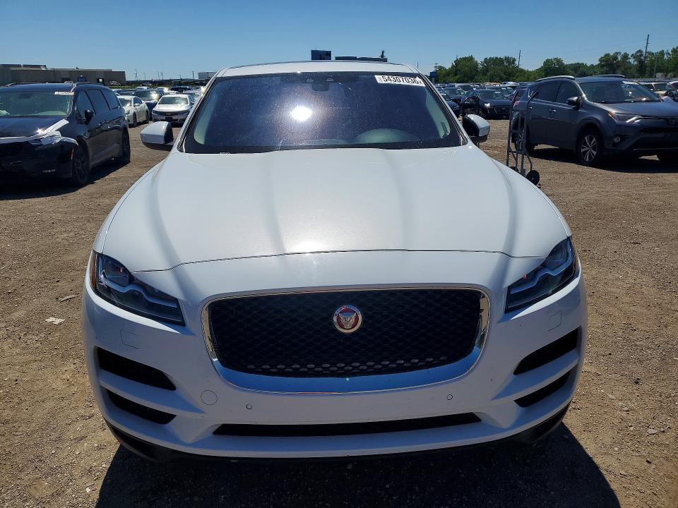 2017 Jaguar F-pace VIN SADCK2BV2HA898977 COPART salvage auction — HAIL, Ia - Salvage W/Salvage History, sold $5,200 on 2026-07-31 (photo 5)