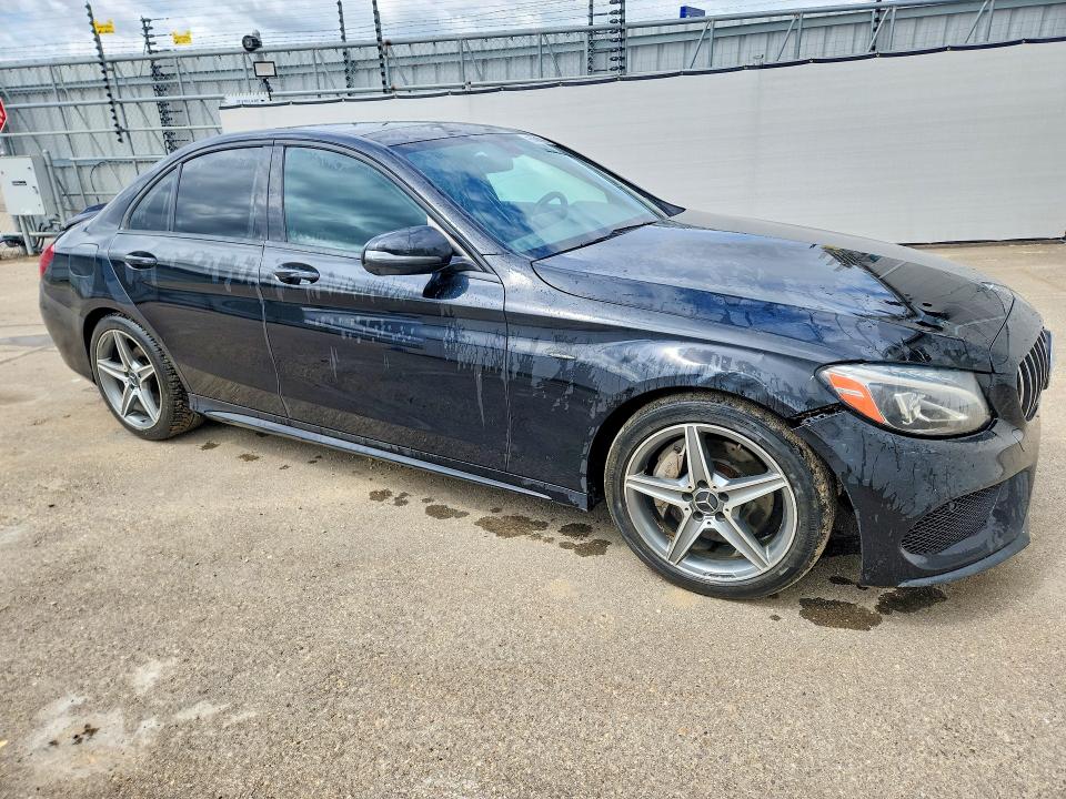 2016 Mercedes-benz C class VIN 55SWF4KBXGU113317 COPART salvage auction — REAR END, On - Bill Of Sale, sold $5,000 on 2026-07-02 (photo 4)