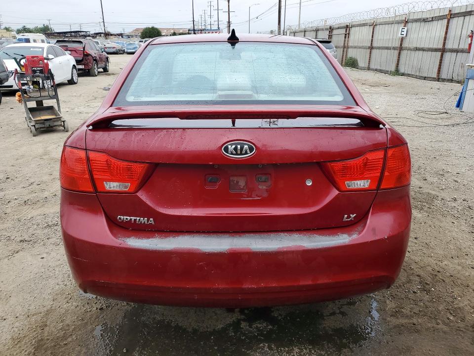 2009 Kia Optima VIN KNAGE228195354007 COPART salvage auction — MINOR DENT/SCRATCHES, CA - SALVAGE CERTIFICATE, sold $600 on 2026-07-02 (photo 6)
