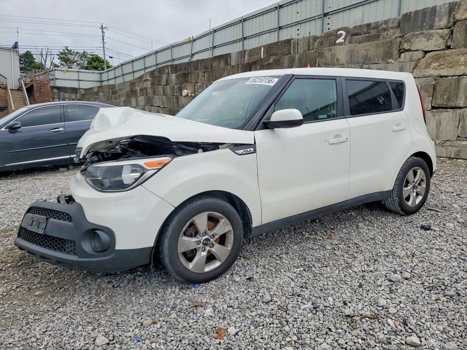 2019 Kia Soul VIN KNDJN2A23K7921141 COPART salvage auction — FRONT END, Oh - Cert Of Title-Salvage, sold $1,650 on 2026-07-24 (photo 1)