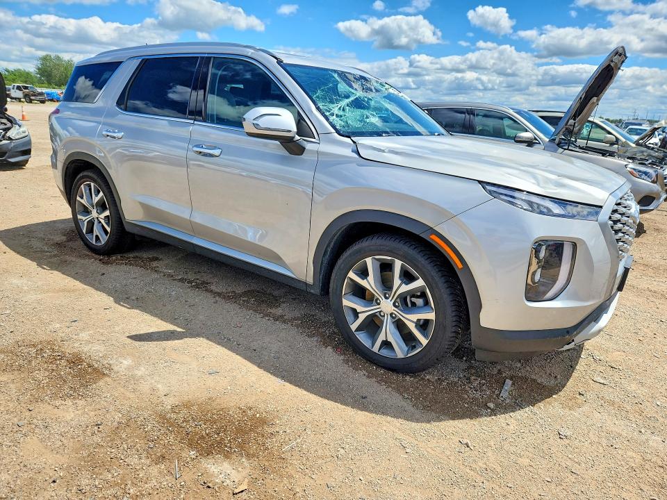 2021 Hyundai Palisade VIN KM8R3DHE1MU302204 COPART salvage auction — FRONT END, Il - Salvage Certificate, sold $250 on 2026-07-21 (photo 4)