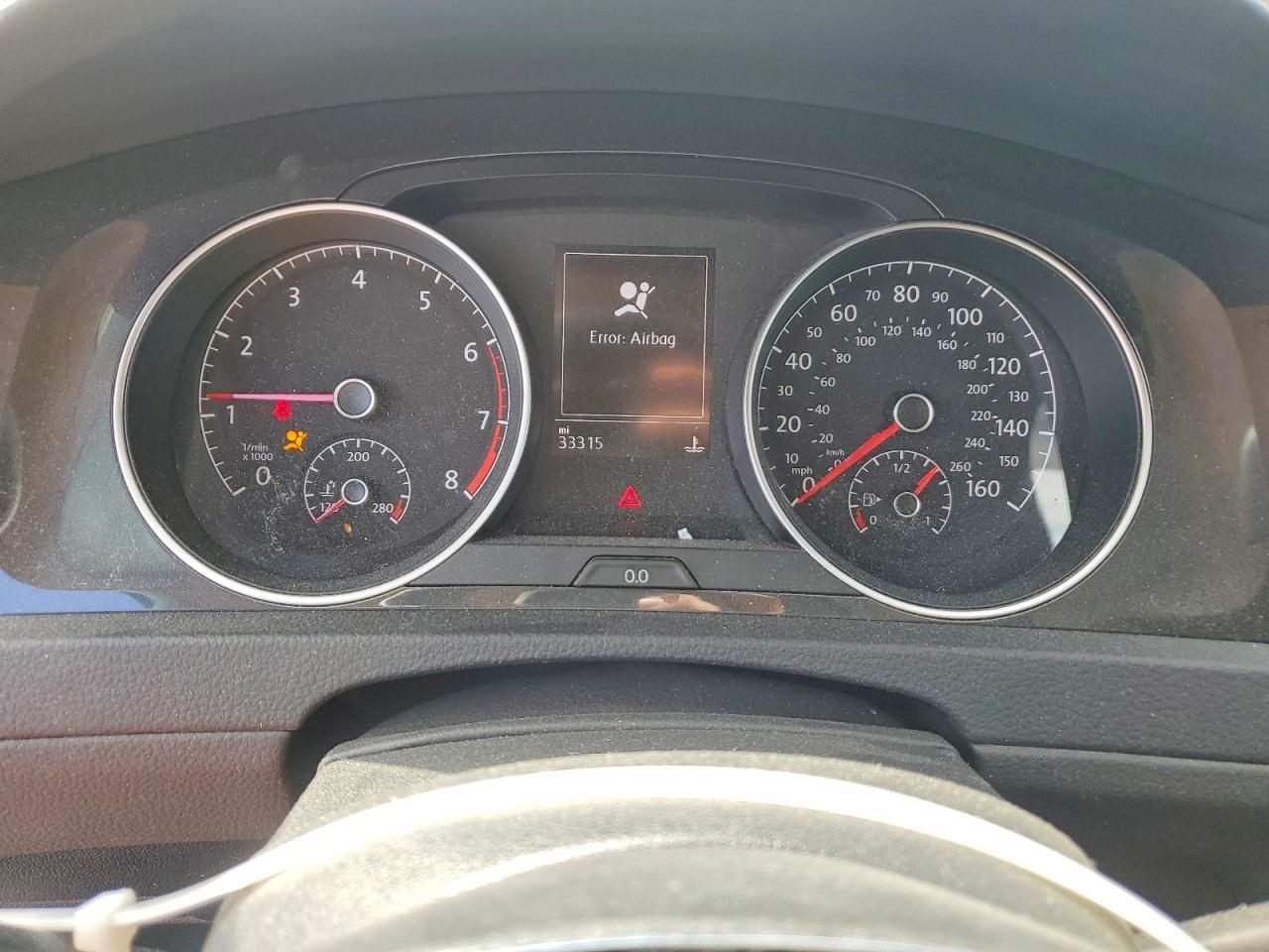 2019 Volkswagen Golf VIN 3VWG57AU5KM002995 COPART salvage auction — Front End, MN - CERT OF TITLE-SALVAGE, sold $3,300 on 2026-07-09 (photo 9)