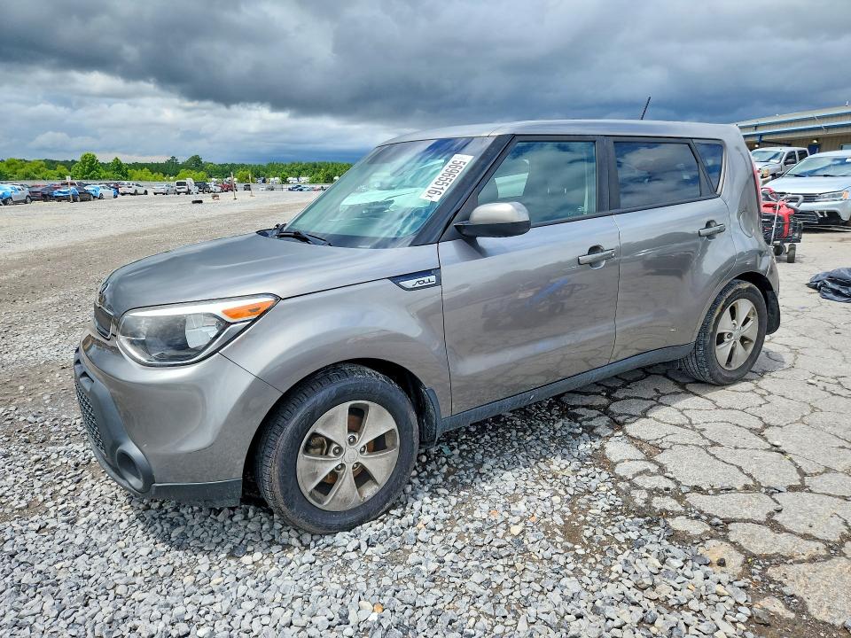 2016 Kia Soul VIN KNDJN2A22G7398475 COPART salvage auction — REAR END, Tn - Salvage Certificate, sold $1,600 on 2026-07-07 (photo 1)