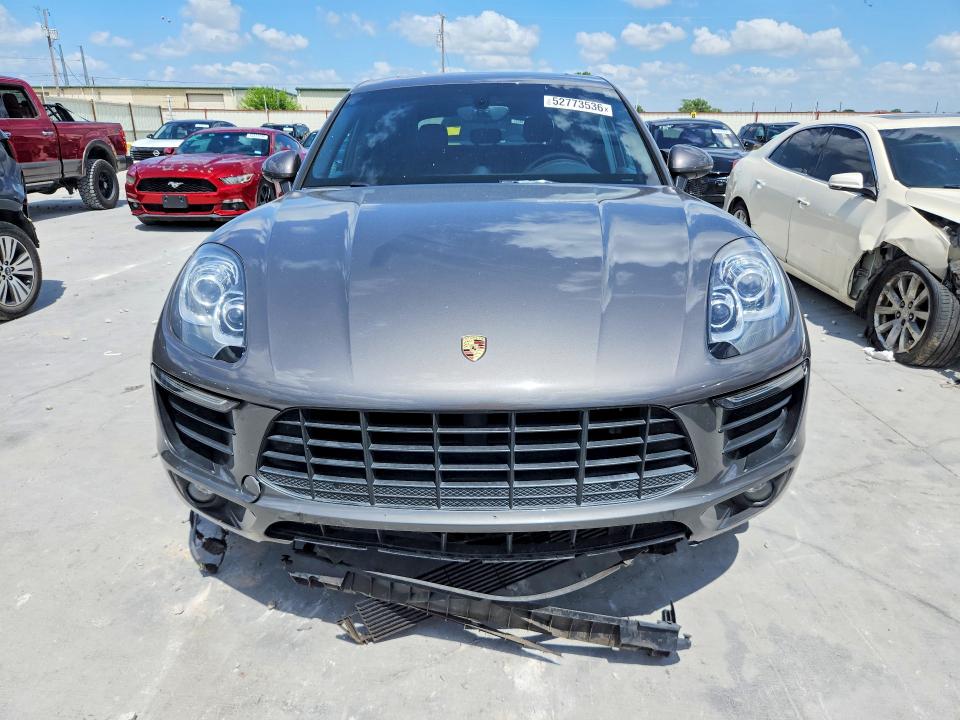 2015 Porsche Macan VIN WP1AB2A58FLB68012 COPART salvage auction — FRONT END, Tx - Salvage Vehicle Title, sold $6,200 on 2026-07-10 (photo 5)