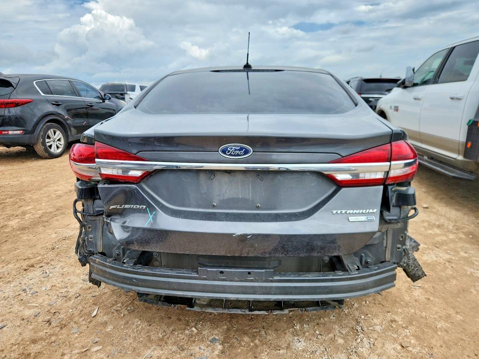 2018 Ford Fusion VIN 3FA6P0D97JR138205 COPART salvage auction — REAR END, Id - Salvage Certificate Of Title, sold $825 on 2026-07-02 (photo 6)
