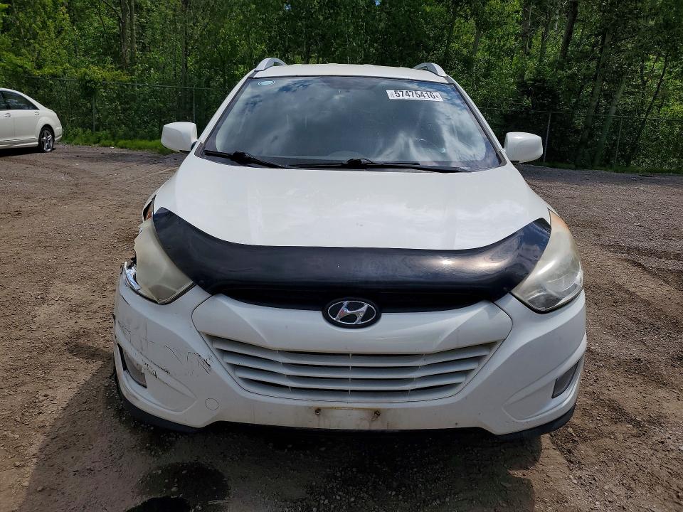 2010 Hyundai Tucson VIN KM8JU3AC0AU113410 COPART salvage auction — FRONT END, ON - PERMIT SALVAGE, sold $1,650 on 2026-07-14 (photo 5)