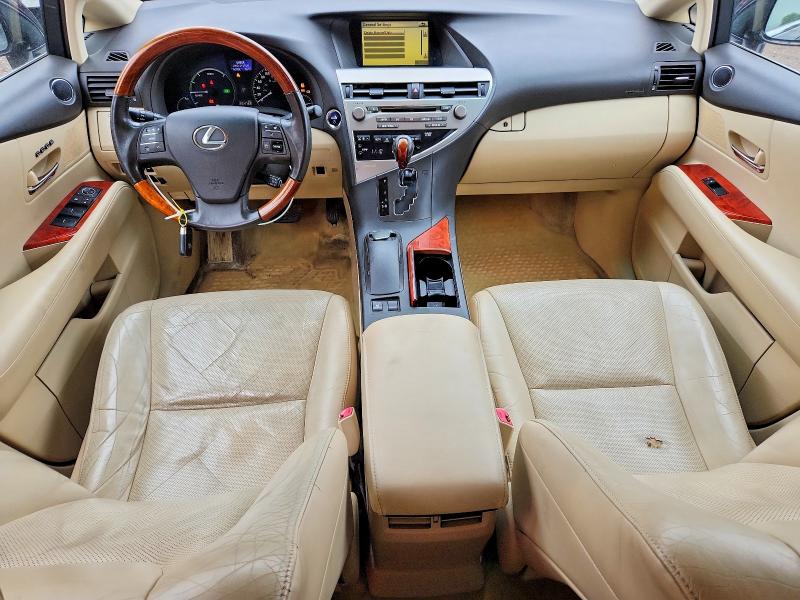 2010 Lexus Rx 450h VIN JTJBC1BA9A2020911 COPART salvage auction — FRONT END, On - Permit No Brand - Unfit, sold $3,600 on 2026-07-07 (photo 8)