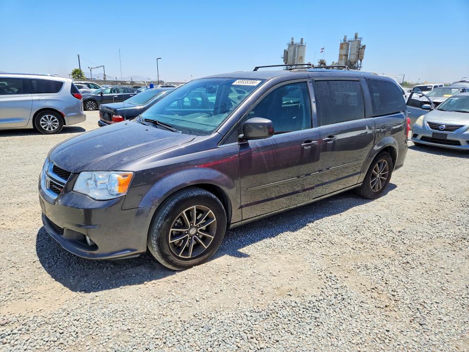 2017 Dodge Grand caravan VIN 2C4RDGCG0HR581045 COPART salvage auction — FRONT END, CA - DIS/DLR/EXP ONLY CLEAN TITLE, sold $2,100 on 2026-07-31 (photo 1)