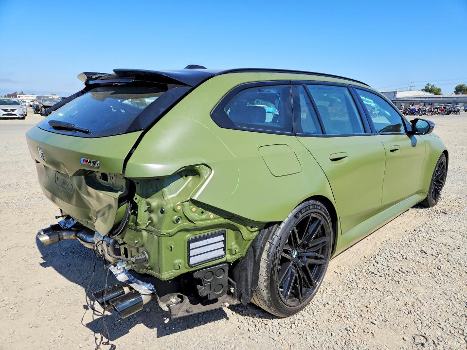 2026 BMW M5 VIN WBS83GV06TCW71762 COPART salvage auction — REAR END, Ca - Salvage Certificate, sold $74,500 on 2026-07-02 (photo 3)