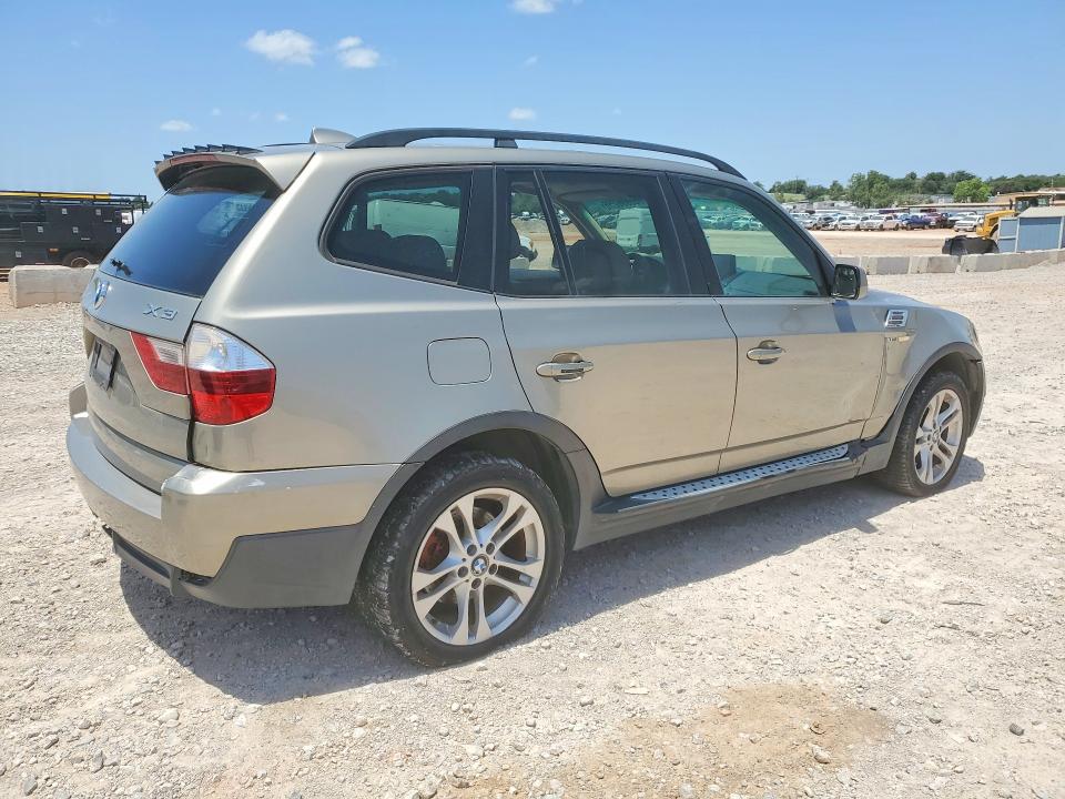 2008 BMW X3 VIN WBXPC93478WJ11830 COPART salvage auction — MECHANICAL, Ok - Certificate Of Title (P), sold $325 on 2026-07-09 (photo 3)