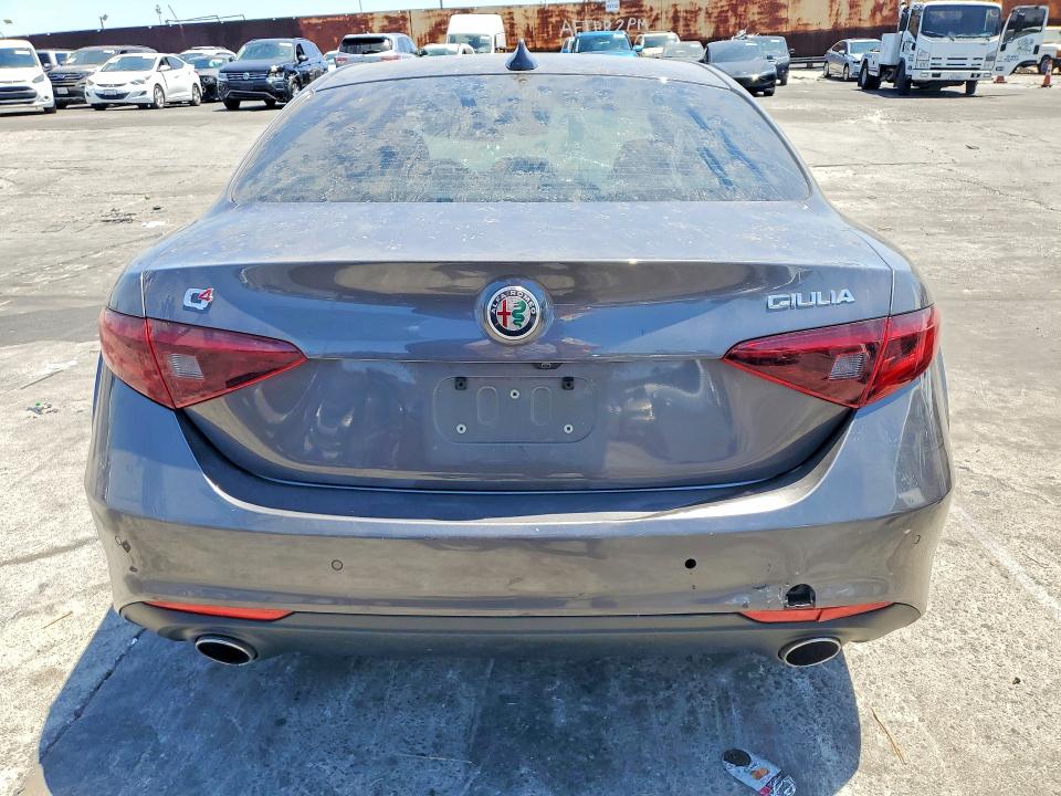 2017 Alfa romeo VIN ZARFAEEN6H7528692 COPART salvage auction — FRONT END, Ca - Salvage Certificate, sold $250 on 2026-07-24 (photo 6)