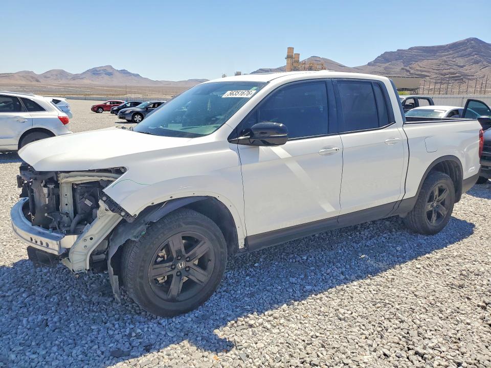 2023 Honda Ridgeline VIN 5FPYK3F89PB005762 COPART salvage auction — FRONT END, Nv - Salvage Title, sold $11,400 on 2026-07-29 (photo 1)