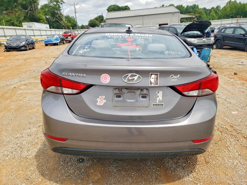 2016 Hyundai VIN KMHDH4AE1GU646139 COPART salvage auction — FRONT END, VA - CERTIFICATE OF TITLE, sold $2,000 on 2026-07-06 (photo 6)
