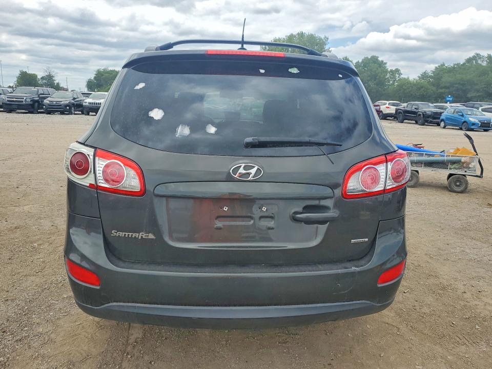 2012 Hyundai Santa fe VIN 5XYZHDAG7CG107094 COPART salvage auction — MECHANICAL, Ia - Certificate Of Title, sold $650 on 2026-07-06 (photo 6)