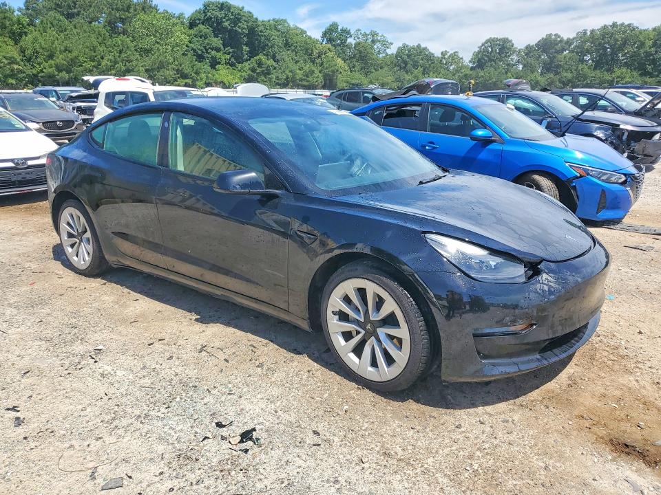 2023 Tesla Model 3 VIN 5YJ3E1EA5PF430303 COPART salvage auction — FRONT END, Ga - Certificate Of Title, sold $11,600 on 2026-07-06 (photo 4)