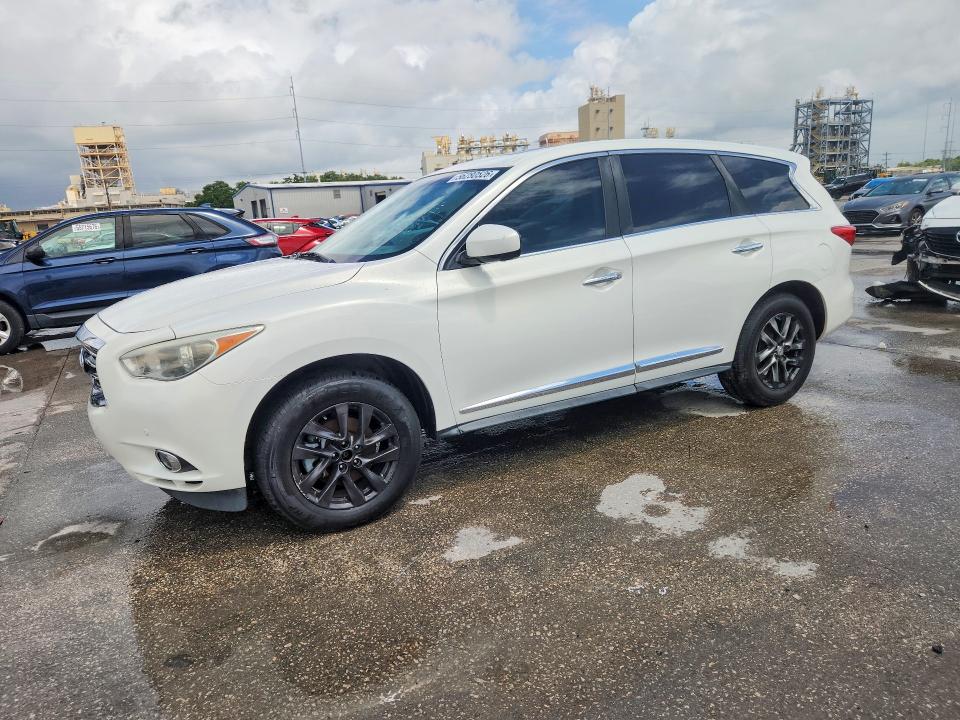 2013 Infiniti Jx35 VIN 5N1AL0MN3DC334816 COPART salvage auction — MINOR DENT/SCRATCHES, La - Permit To Sell (P), sold $625 on 2026-07-08 (photo 1)