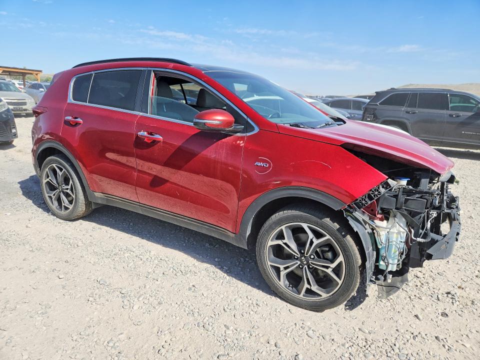 2021 Kia Sportage VIN KNDPRCA60M7852399 COPART salvage auction — FRONT END, Ut - Salvage Certificate (P), sold $3,650 on 2026-07-02 (photo 4)