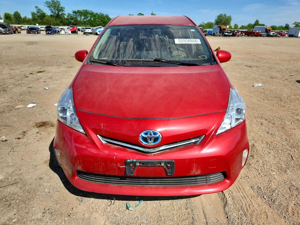 2013 Toyota Prius VIN JTDZN3EU7D3232301 COPART salvage auction — REAR END, Il - Salvage Certificate, sold $1,450 on 2026-07-09 (photo 5)