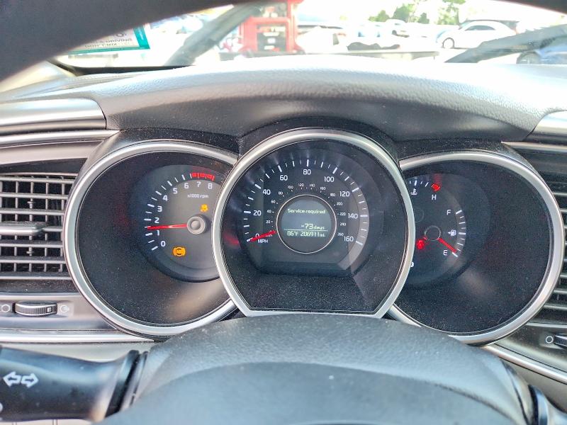 2015 Kia Optima VIN KNAGM4A7XF5538848 COPART salvage auction — FRONT END, Fl - Cert Of Title Slvg Rebuildable, sold $450 on 2026-07-14 (photo 9)
