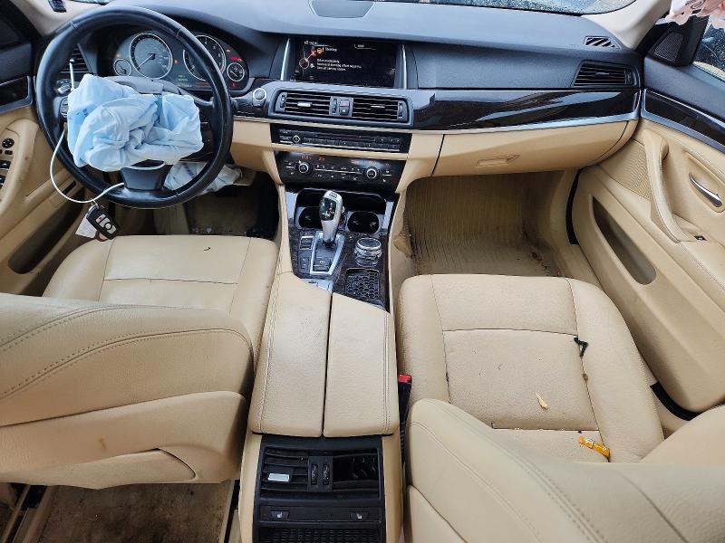2015 BMW 5er VIN WBA5A7C50FD627590 COPART salvage auction — FRONT END, Il - Salvage Certificate, sold $550 on 2026-08-18 (photo 8)