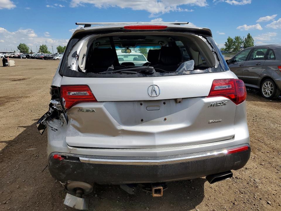 2012 Acura Mdx VIN 2HNYD2H61CH002510 COPART salvage auction — REAR END, Ab - Bos - Salvage, sold $225 on 2026-07-28 (photo 6)