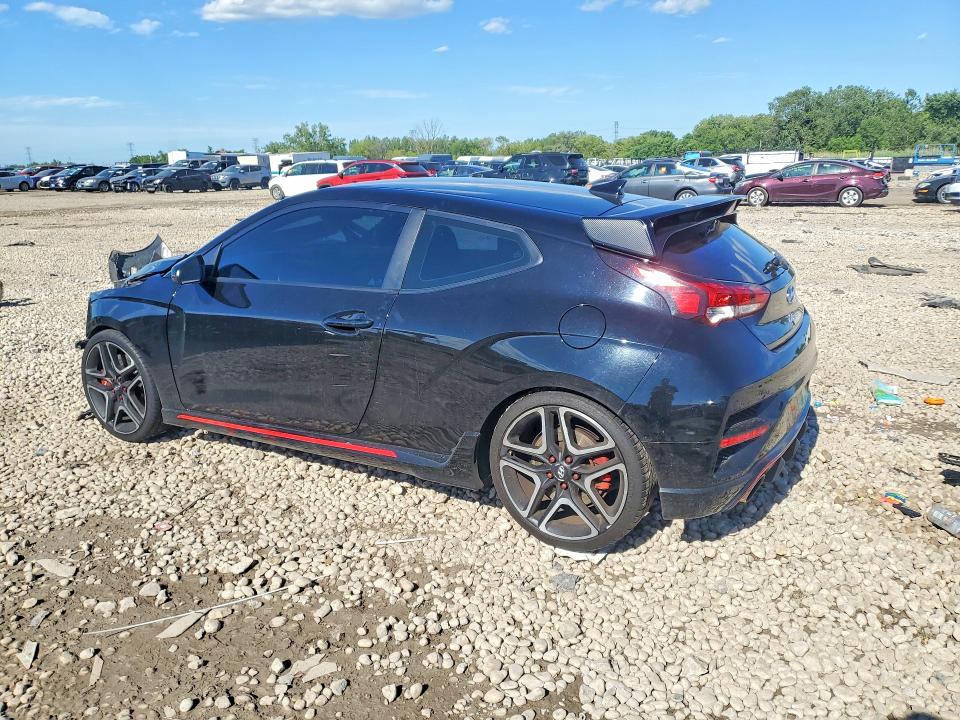 2021 Hyundai Veloster VIN KMHT36AH9MU009835 COPART salvage auction — FRONT END, Il - Salvage Certificate, sold $1,600 on 2026-07-29 (photo 2)