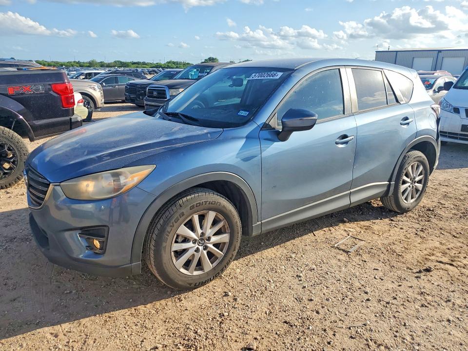 2016 Mazda Cx-5 VIN JM3KE2CY7G0685753 COPART salvage auction — REAR END, Tx - Salvage Vehicle Title, sold $3,200 on 2026-07-16 (photo 1)