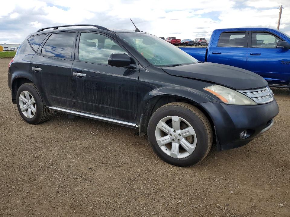 2005 Nissan Murano VIN JN8AZ08W05W427125 COPART salvage auction — HAIL, AB - BOS - ACTIVE, sold $425 on 2026-07-03 (photo 4)