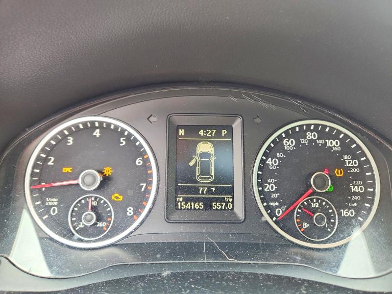 2014 Volkswagen Tiguan VIN WVGAV3AX1EW540878 COPART salvage auction — FRONT END, Fl - Cert Of Title Slvg Rebuildable, sold $650 on 2026-07-06 (photo 9)