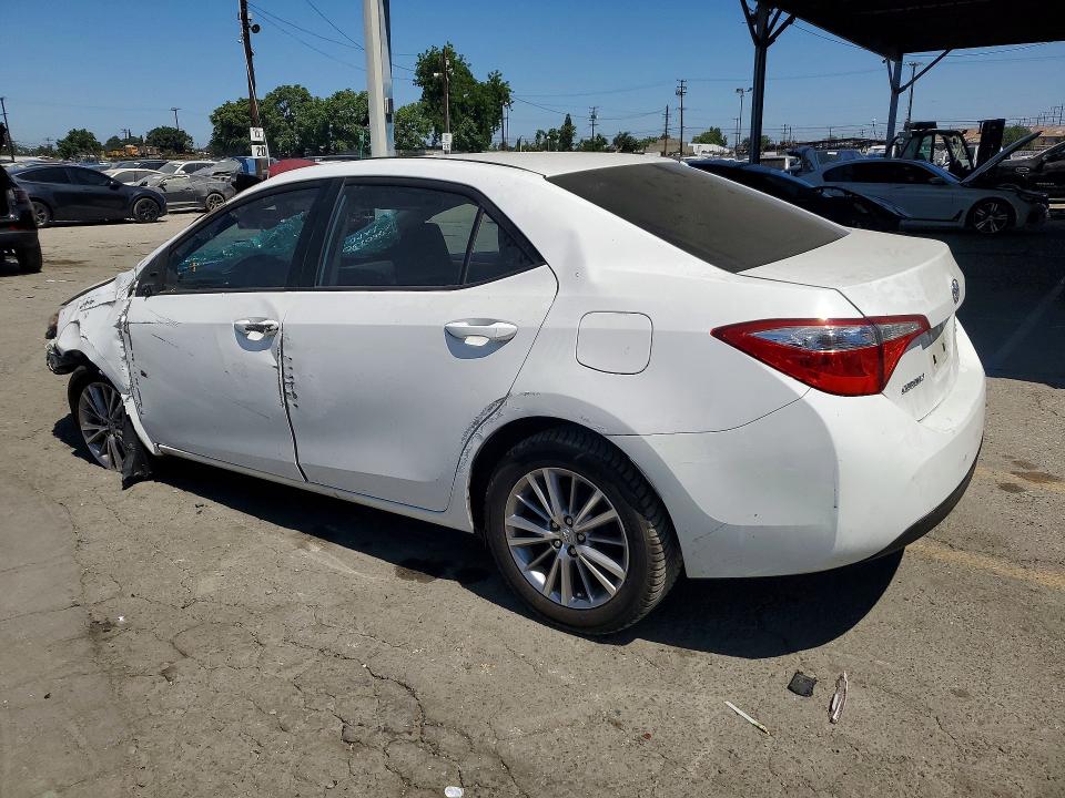 2014 Toyota Corolla VIN 5YFBURHE2EP014142 COPART salvage auction — ROLLOVER, Ca - Salvage Certificate, sold $825 on 2026-07-16 (photo 2)