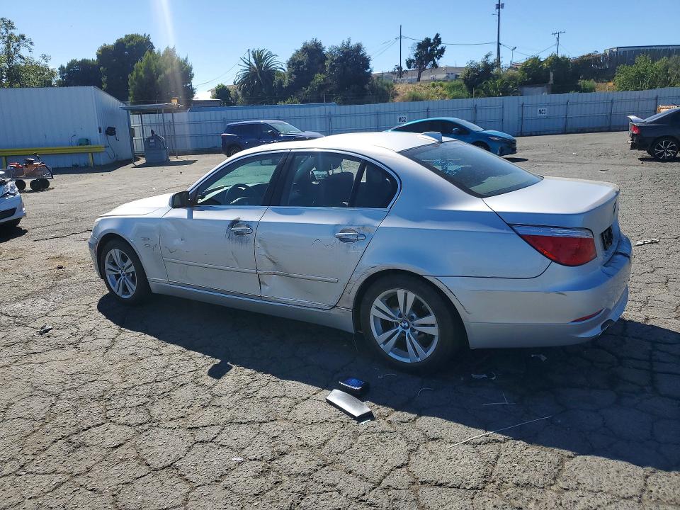 2010 BMW 5er VIN WBANV1C56AC157694 COPART salvage auction — SIDE, Ca - Salvage Certificate, sold $125 on 2026-07-24 (photo 2)