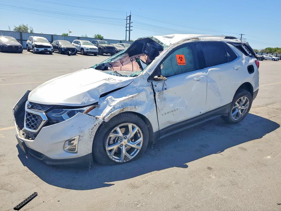 2019 Chevrolet Equinox VIN 2GNAXVEX1K6225435 COPART salvage auction — ROLLOVER, Id - Salvage Certificate Of Title, sold $625 on 2026-07-09 (photo 1)