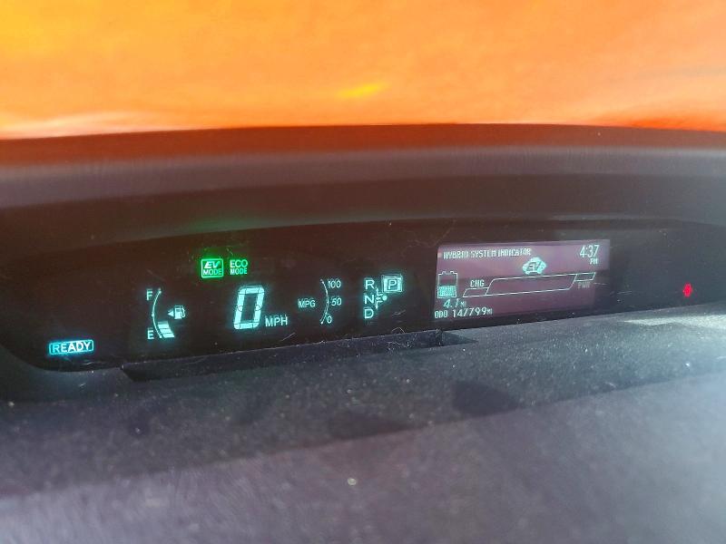 2013 Toyota Prius VIN JTDKN3DP9D3044859 COPART salvage auction — FRONT END, Ma - Cert Of Title-Reconstrctd Coll, sold $3,650 on 2026-07-06 (photo 9)