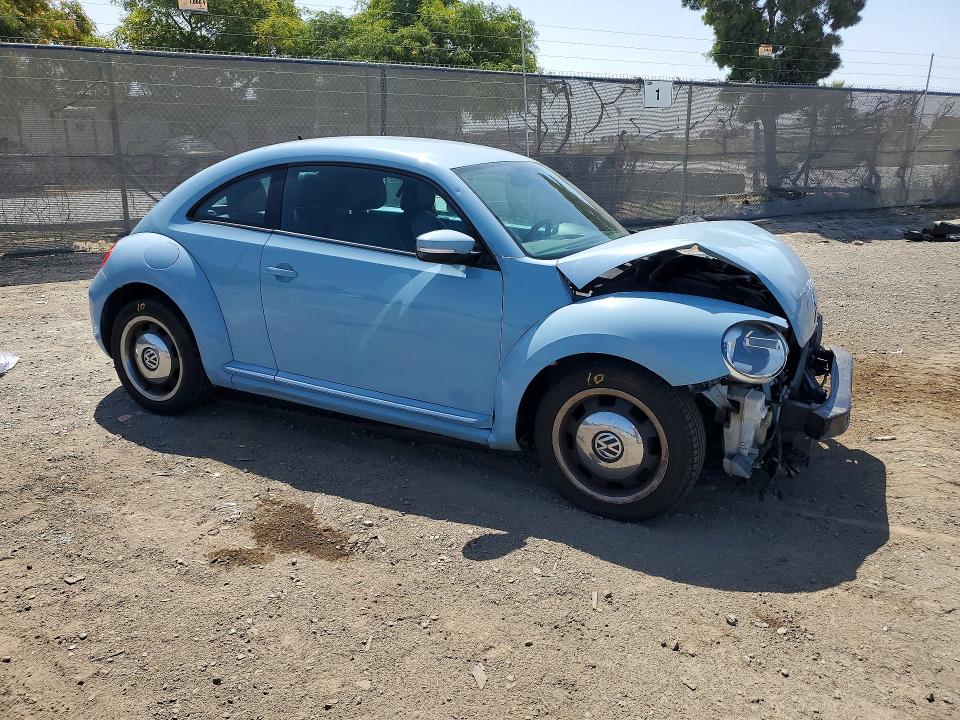 2012 Volkswagen Beetle VIN 3VWJP7AT3CM620020 COPART salvage auction — FRONT END, Ca - Salvage Certificate, sold $425 on 2026-07-02 (photo 4)