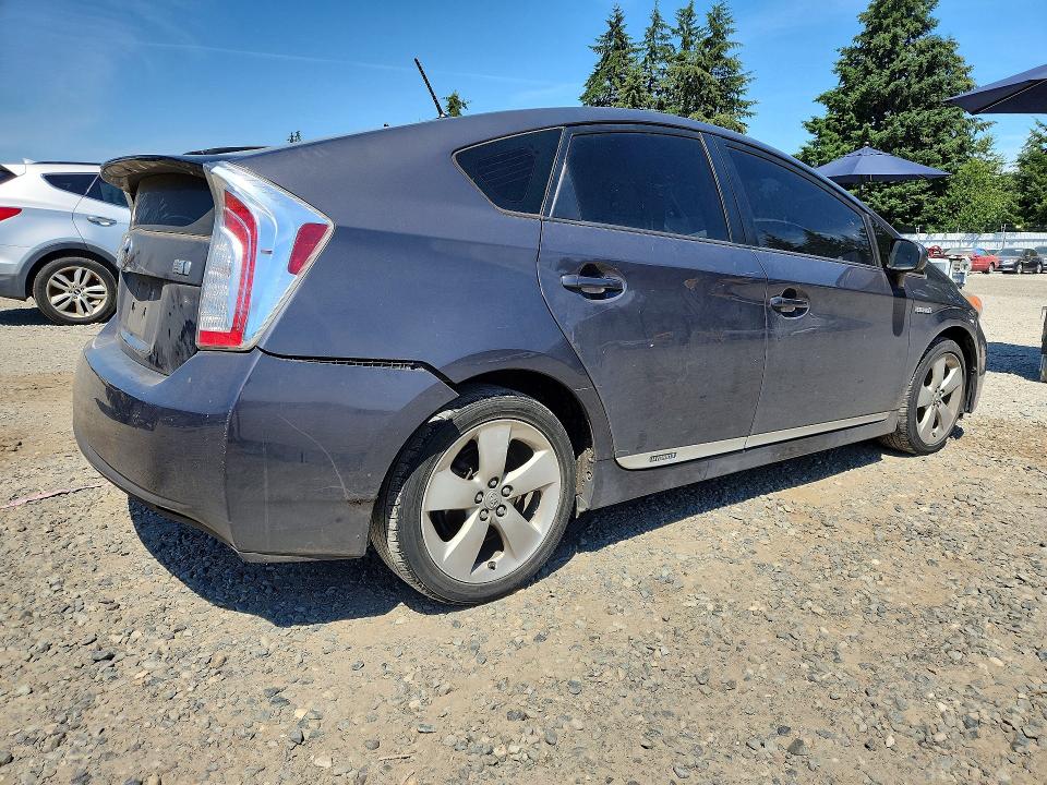 2012 Toyota Prius VIN JTDKN3DU9C5476439 COPART salvage auction — SIDE, Wa - Bill Of Sale, sold $2,500 on 2026-07-02 (photo 3)