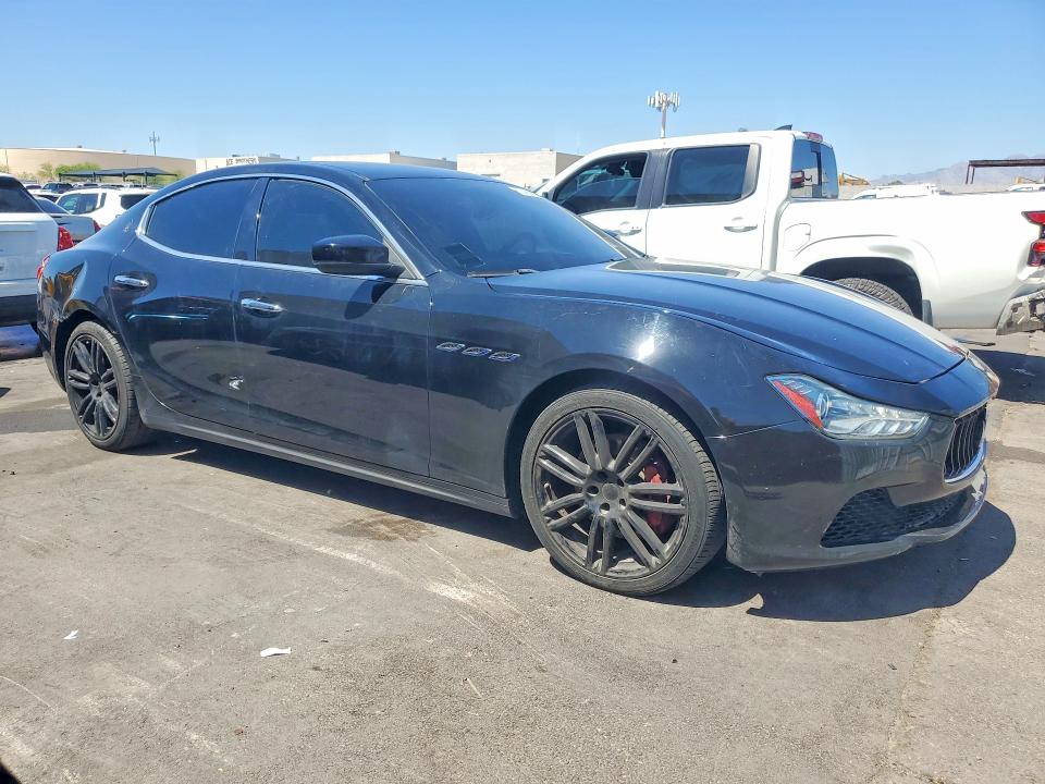 2017 Maserati Ghibli VIN ZAM57XSA4H1205953 COPART salvage auction — REAR END, CA - CERTIFICATE OF TITLE, sold $1,550 on 2026-07-27 (photo 4)