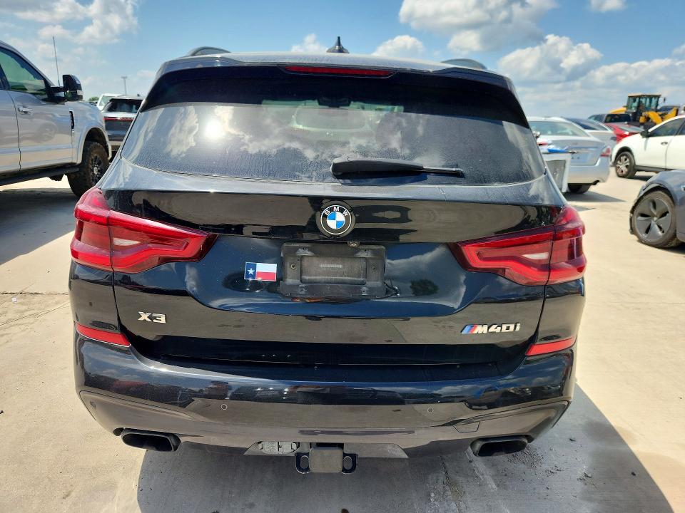 2021 BMW X3 VIN 5UXTY9C01M9F21561 COPART salvage auction — FRONT END, Tx - Certificate Of Title (P), sold $16,500 on 2026-07-30 (photo 6)