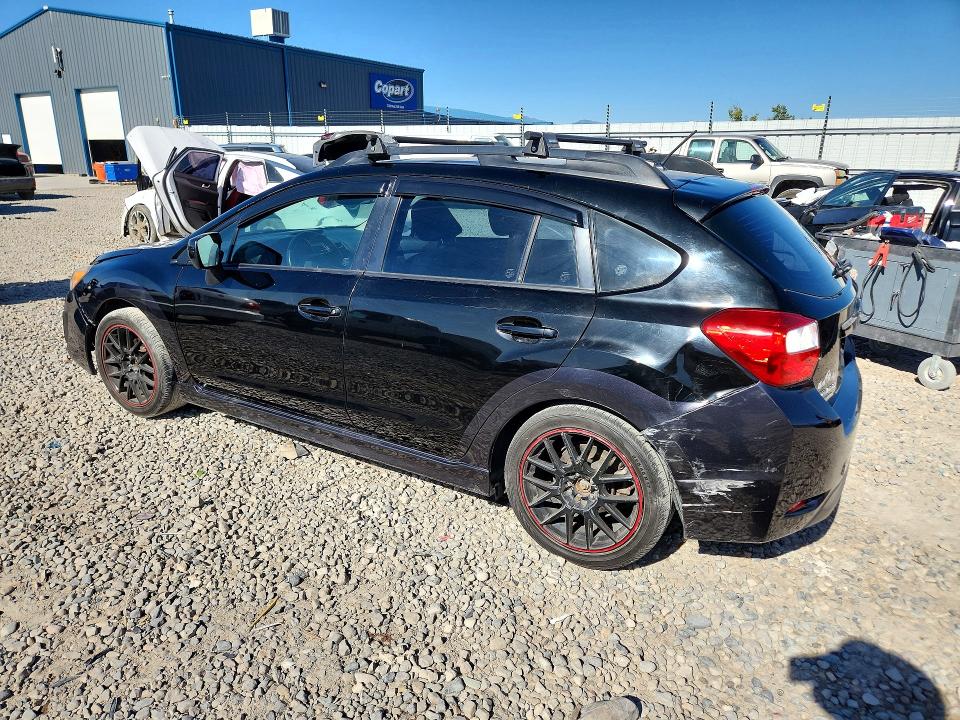 2012 Subaru Impreza VIN JF1GPAL69CH220653 COPART salvage auction — REAR END, Ut - Salvage Certificate, sold $625 on 2026-07-24 (photo 2)