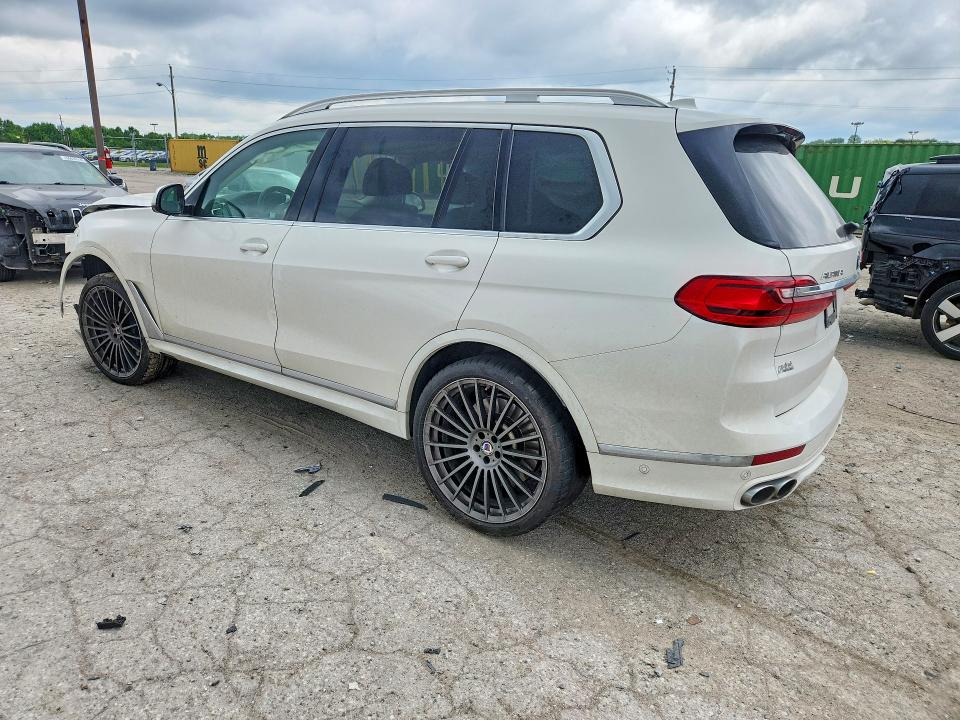 2022 BMW X7 VIN 5UXCX6C11N9K47299 COPART salvage auction — FRONT END, In - Cert Of Title-Salvage Title, sold $33,500 on 2026-07-31 (photo 2)