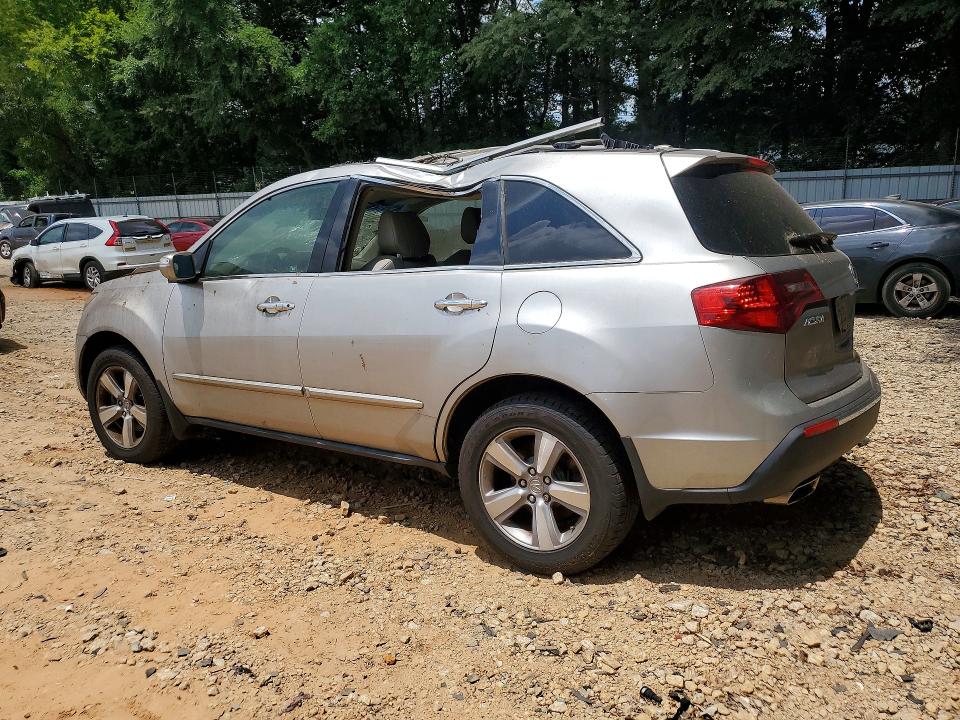 2012 Acura Mdx VIN 2HNYD2H3XCH503837 COPART salvage auction — ROOF, GA - CERT OF TITLE-SALVAGE, sold $275 on 2026-09-11 (photo 2)