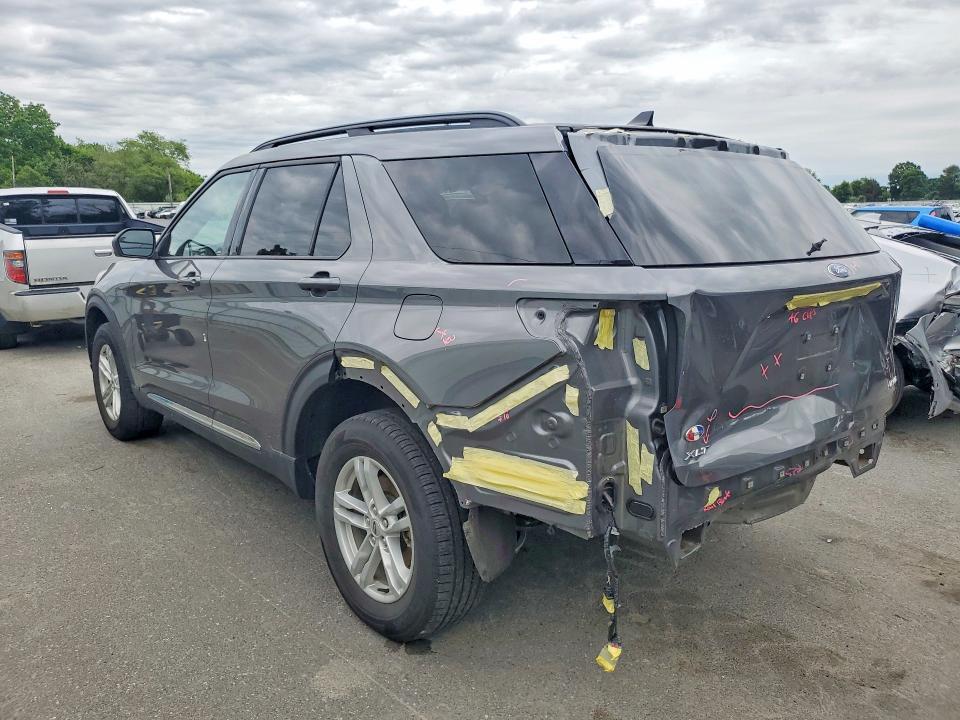 2024 Ford Explorer VIN 1FMSK8DH3RGA35293 COPART salvage auction — REAR END, Nj - Cert Of Title-Salvage, sold $7,900 on 2026-07-28 (photo 2)
