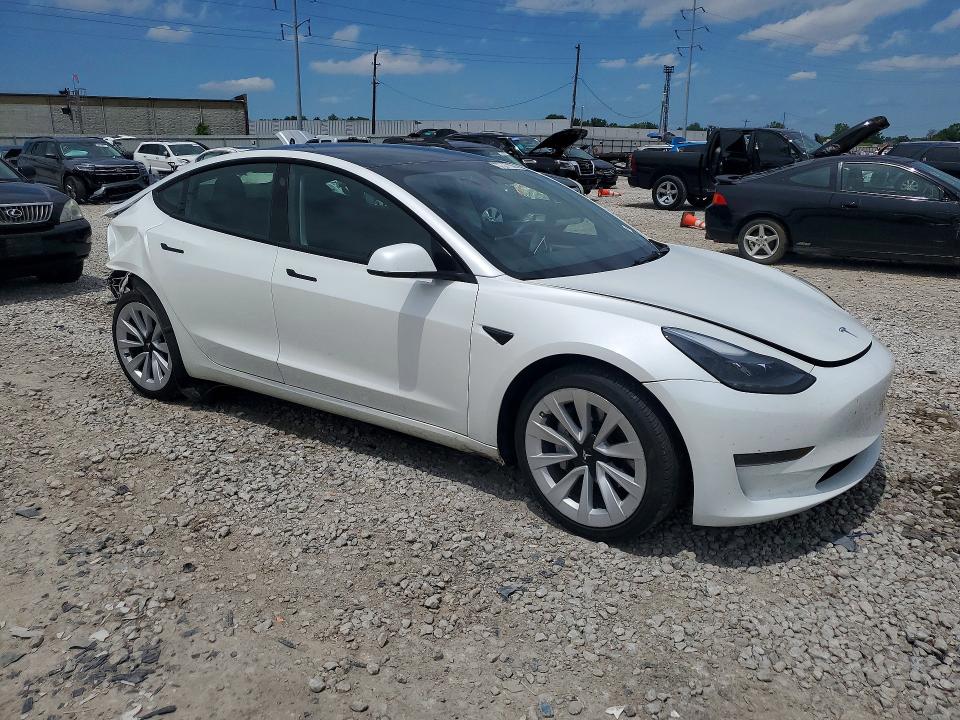 2023 Tesla Model 3 VIN 5YJ3E1EA0PF671640 COPART salvage auction — REAR END, Oh - Cert Of Title-Salvage, sold $7,500 on 2026-07-24 (photo 4)